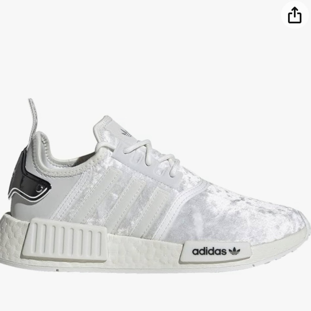 Adidas Crystal White - Silver NMD_R1